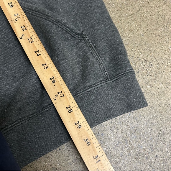 Carhartt Hoodie Mens Medium Grey Loose Fit Pullover Fleece K121 026 Sweatshirt - Picture 6 of 11